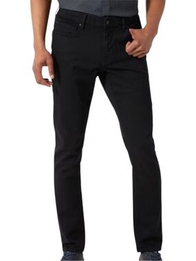 DKNY Chinos, Stanton Slim, Black Denim, Men’s 30x30, W30, L30, Logo, Donna Karan